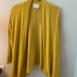 Anthropologie yellow sweater